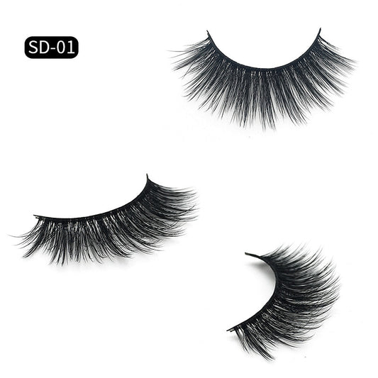 3D Exaggerated Mink Eyelashes – 25mm Bold & Fluffy Glam Lashes
