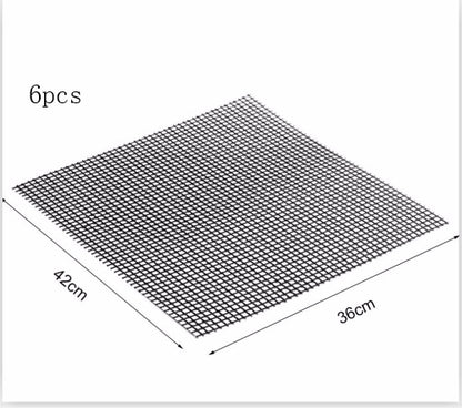 Non-Stick Reusable Wire Mesh Grilling Mat – Outdoor BBQ Cooking Mat
