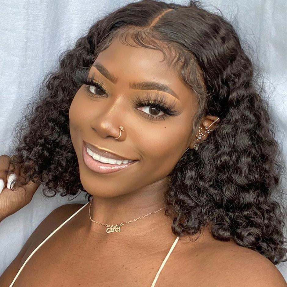 African-Inspired Long Curly Wig - Small Defined Curls