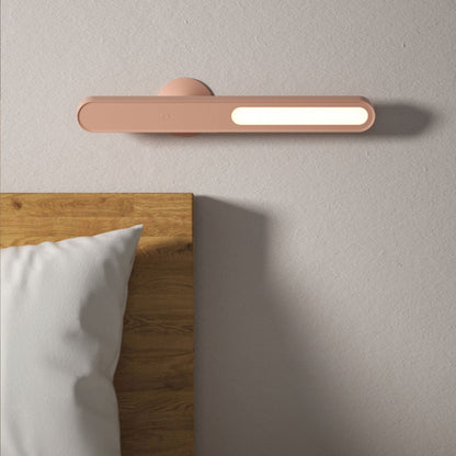 Magnetic Geometric LED Desk Lamp – Wireless Rechargeable Night Light with Touch Control & Wall Mount