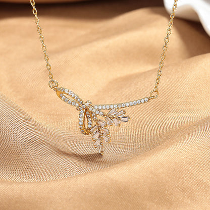 Elegant Wheat Tassel Necklace - Unique Women's Accessory