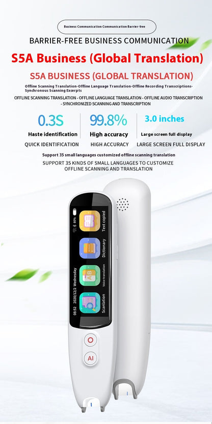 Smart Scan Translation Pen – Read, Translate & Learn Instantly!