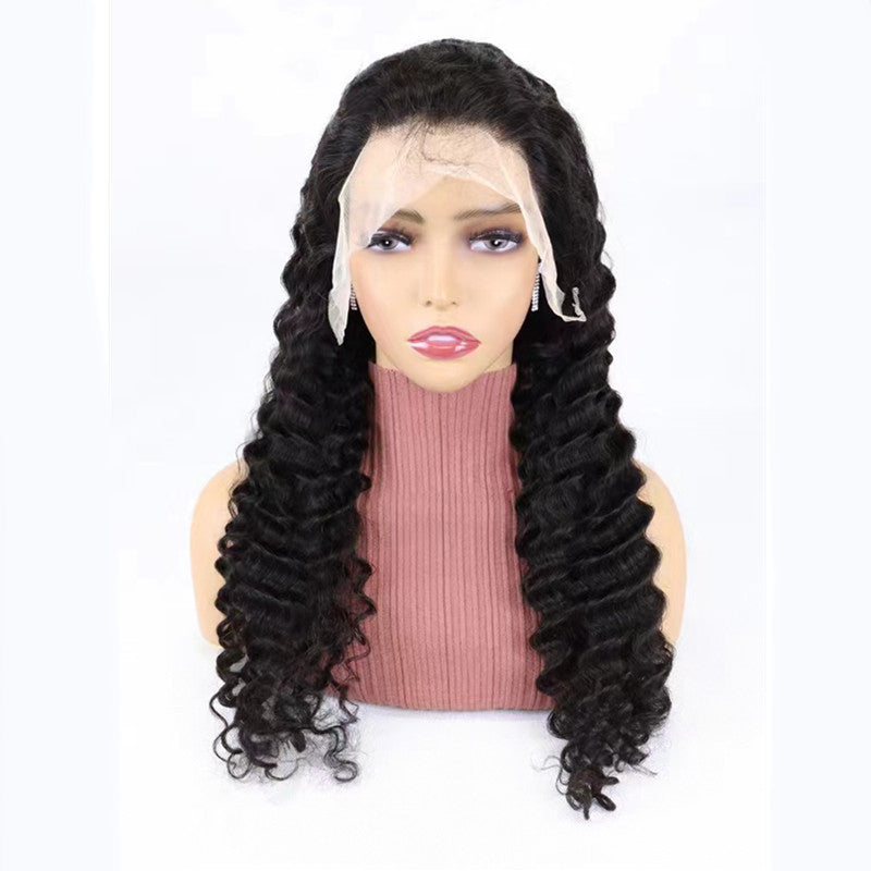 Deep Wave Lace Front Wig - 100% Human Hair for Natural Styling