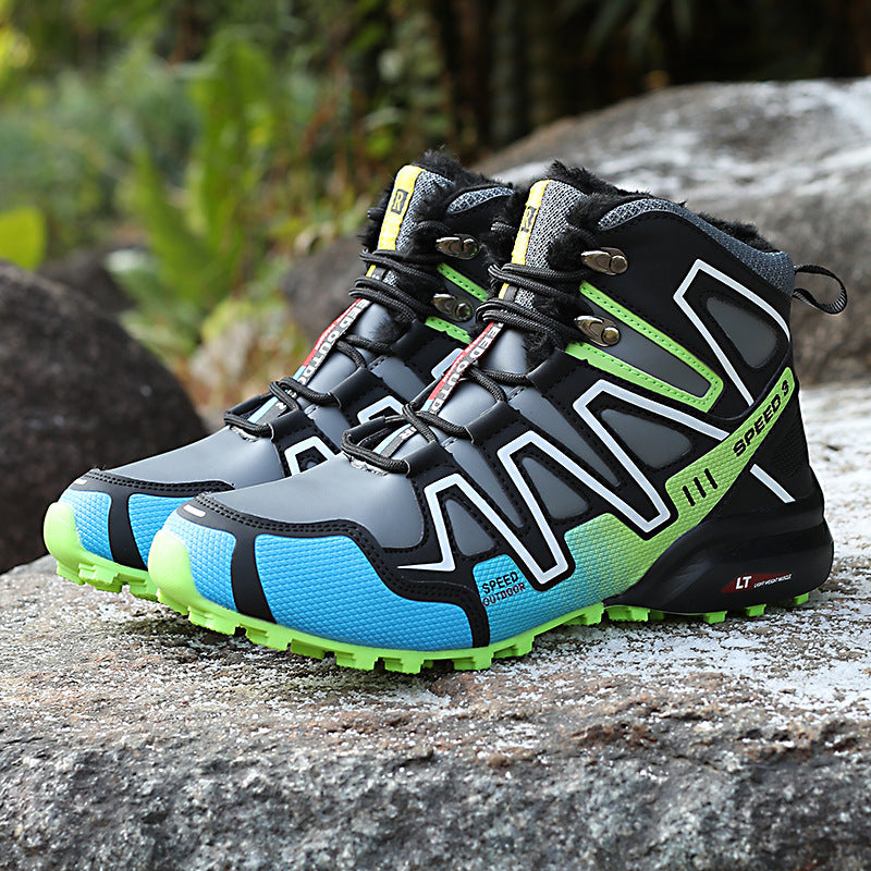 Men's Winter High-Top Snow Boots - Thermal & Lightweight