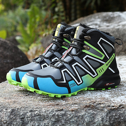 Men's Winter High-Top Snow Boots - Thermal & Lightweight
