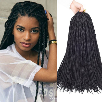 Senegalese Box Braids Crochet Hair Extensions – Stylish & Easy to Install!