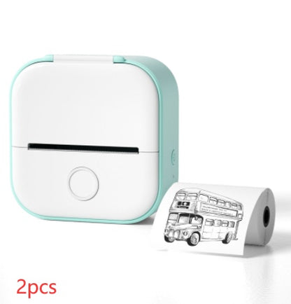 Portable Mini Thermal Label Printer – Bluetooth Sticker Maker & Photo Printer for Home, School & Office Use