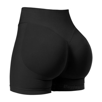 High Waist Seamless Yoga Shorts – Butt-Lifting, Quick-Dry Fitness Shorts for Women