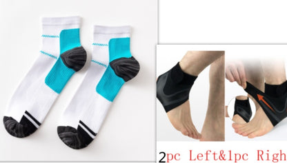 Ankle Support Brace – Compression Sleeve for Running, Basketball & Sports Injury Prevention