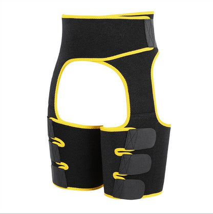 Adjustable Sports Waist Belt with Leg Straps – Neoprene Body Shaper for Enhanced Sweat & Support