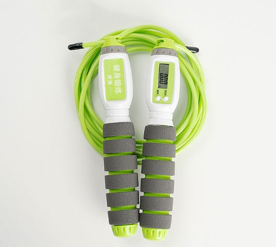 Electronic Counting Jump Rope – Adjustable Fitness Skipping Rope with Digital Counter