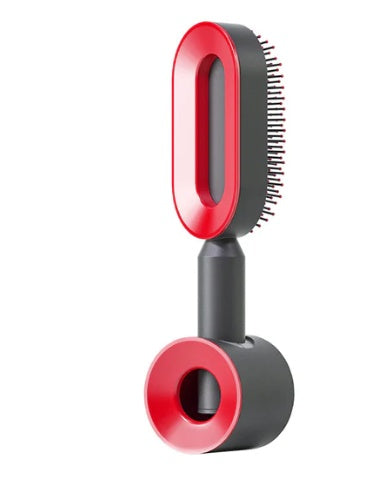 Self-Cleaning Hair Brush for Women - Anti-Static Scalp Massage Comb