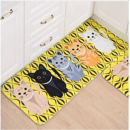 Printed Kitten Anti-Skid Mat Carpet – Cute and Functional Floor Rug for Cat Lovers