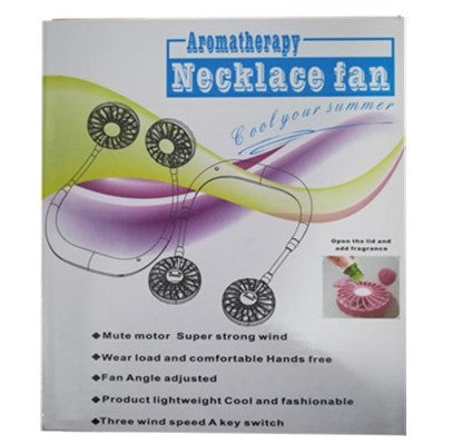 Portable Rechargeable Lazy Fan – Wearable & Desktop Cooling!