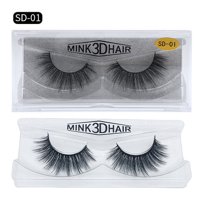3D Exaggerated Mink Eyelashes – 25mm Bold & Fluffy Glam Lashes