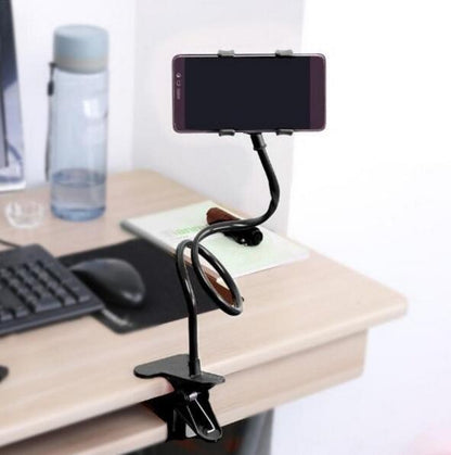 Flexible Bedside Phone Holder – Adjustable Buckle Mount for Hands-Free Viewing