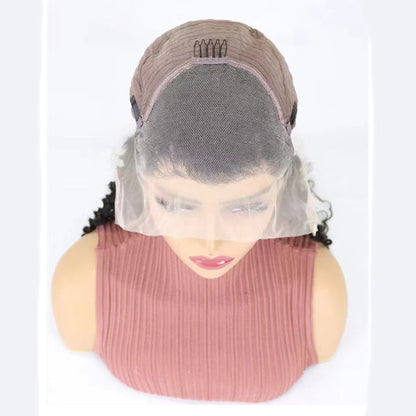 Deep Wave Lace Front Wig - 100% Human Hair for Natural Styling