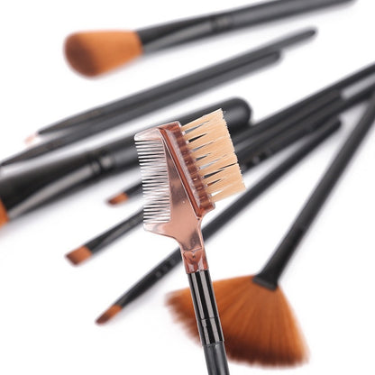 12-Piece Professional Makeup Brush Set – Essential Tools for Flawless Application