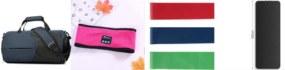 Wireless Bluetooth-Compatible Sports Headband – Sweat-Resistant Audio Headband for Fitness, Yoga & Outdoor Activities