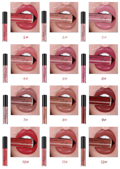 Silky Cream Texture Lip Gloss – High-Pigment, Moisturizing, Non-Sticky Lip Glaze