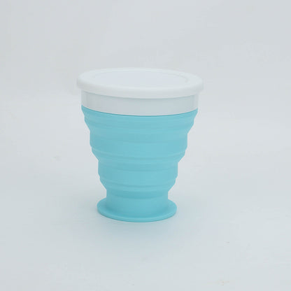Portable Foldable Silicone Lunch Box – Collapsible, Leakproof & Microwave Safe