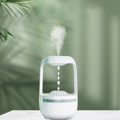 Anti-Gravity Water Drop Humidifier & Aromatherapy Diffuser – 500ml Ultrasonic Cool Mist for Home & Office