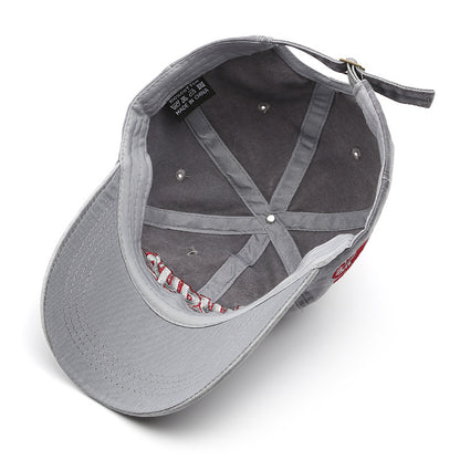 Letter Embroidery Baseball Cap – Adjustable Sports Hat for Outdoor Activities