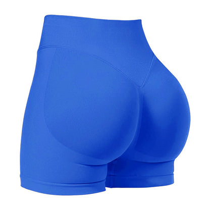 High Waist Seamless Yoga Shorts – Butt-Lifting, Quick-Dry Fitness Shorts for Women