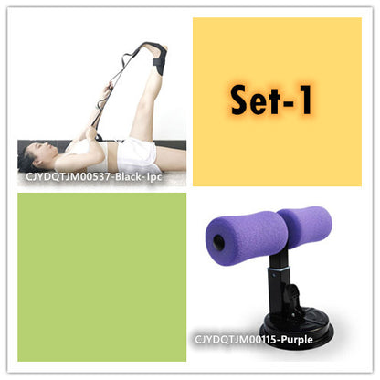 Adjustable Sit-Up Bar Trainer – Portable Self-Suction Fitness Equipment for Core Workouts
