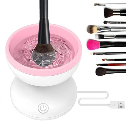 Electric Makeup Brush Cleaner – Portable Automatic USB Cosmetic Brush Cleaner for All Sizes