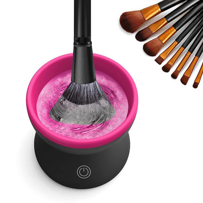 Electric Makeup Brush Cleaner – Portable Automatic USB Cosmetic Brush Cleaner for All Sizes