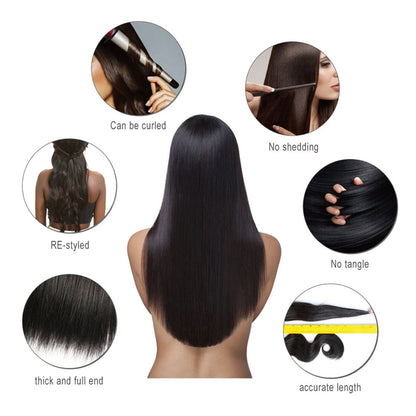 Deep Wave Lace Front Wig - 100% Human Hair for Natural Styling