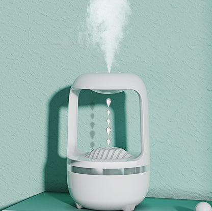 Anti-Gravity Water Drop Humidifier & Aromatherapy Diffuser – 500ml Ultrasonic Cool Mist for Home & Office