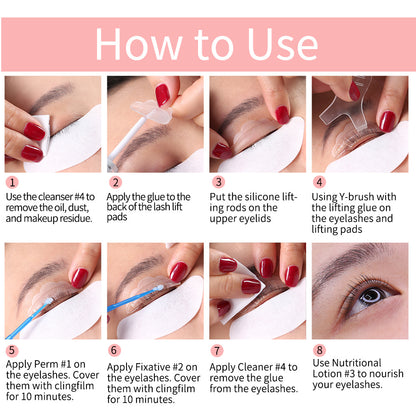 ICONSIGN Lash Lift Kit – Professional Eyelash Perming Set for Long-Lasting Curl | Salon & Home Use