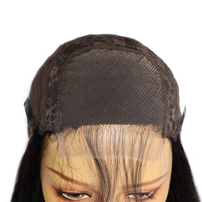 Premium 9A Quality Real Human Hair Wig - Straight Lace Hair Set