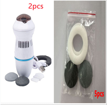 Multifunctional Electric Foot File Grinder – Rechargeable Callus Remover with Vacuum System for Smooth Feet