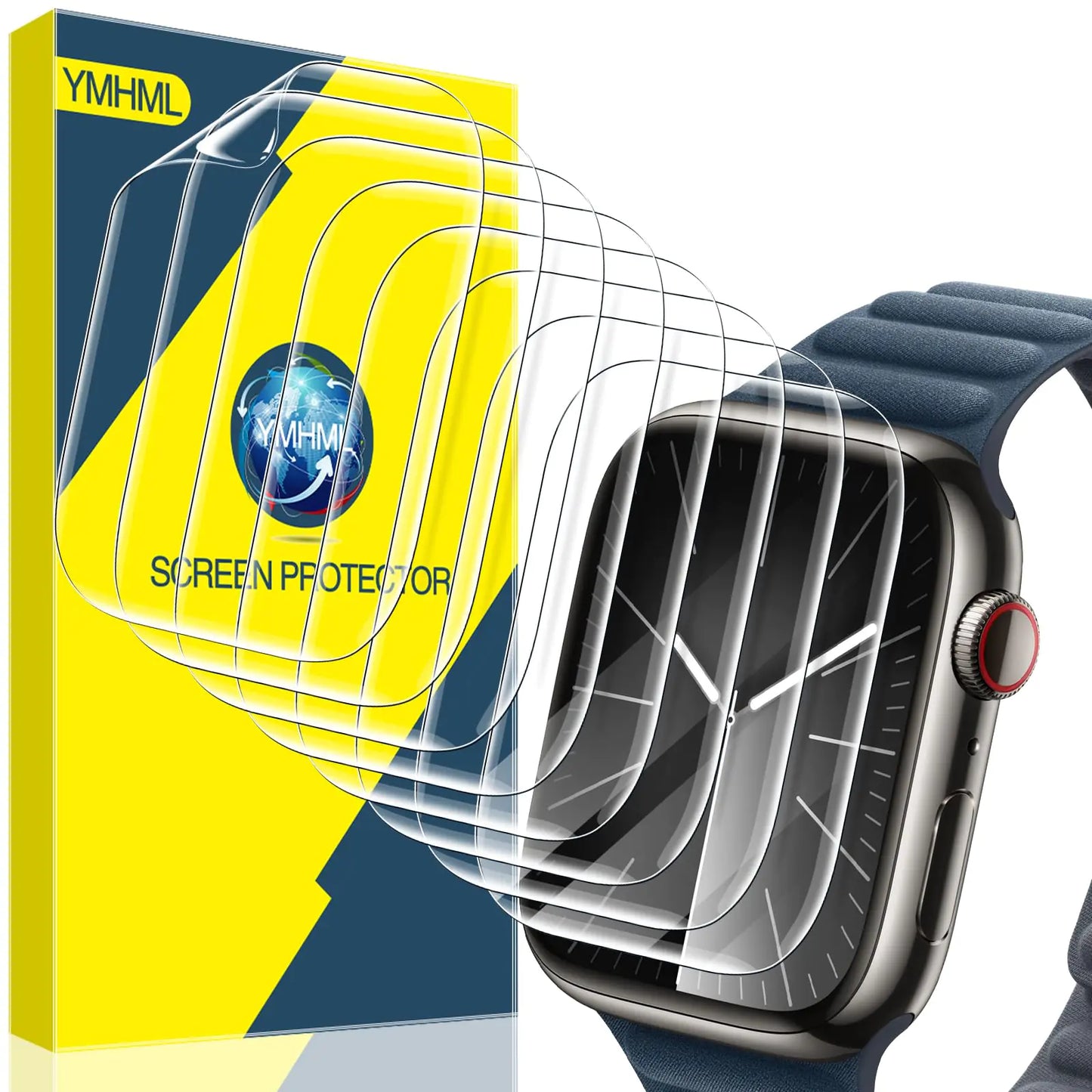 ClearView 2-Pack Tempered Glass & Case for Apple Watch 38mm