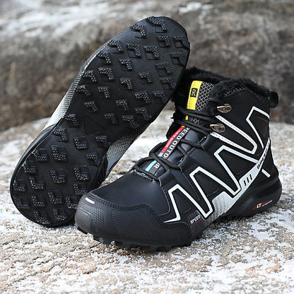 Men's Winter High-Top Snow Boots - Thermal & Lightweight