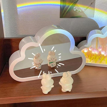 DIY Tulip Mirror Night Lamp – Handmade LED Cloud Flower Light Kit