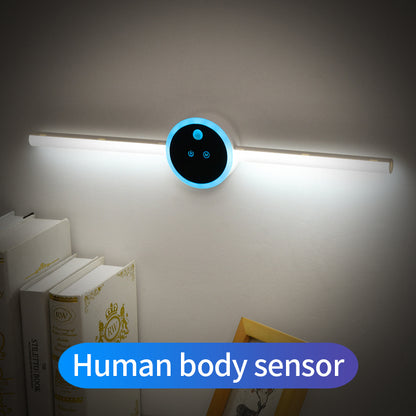 Smart Cabinet Light Clock – Motion Sensor LED Wardrobe Light with Timer & Removable Design