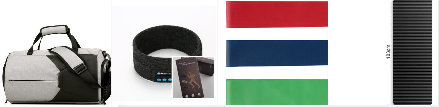 Wireless Bluetooth-Compatible Sports Headband – Sweat-Resistant Audio Headband for Fitness, Yoga & Outdoor Activities