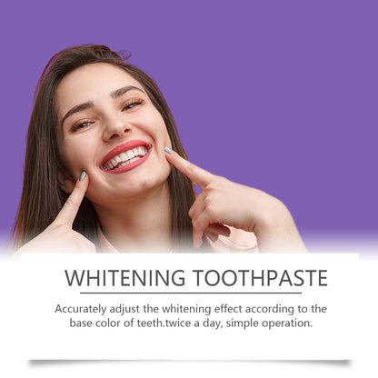 Purple Teeth Whitening Toothpaste – Gentle Care for a Brighter Smile!