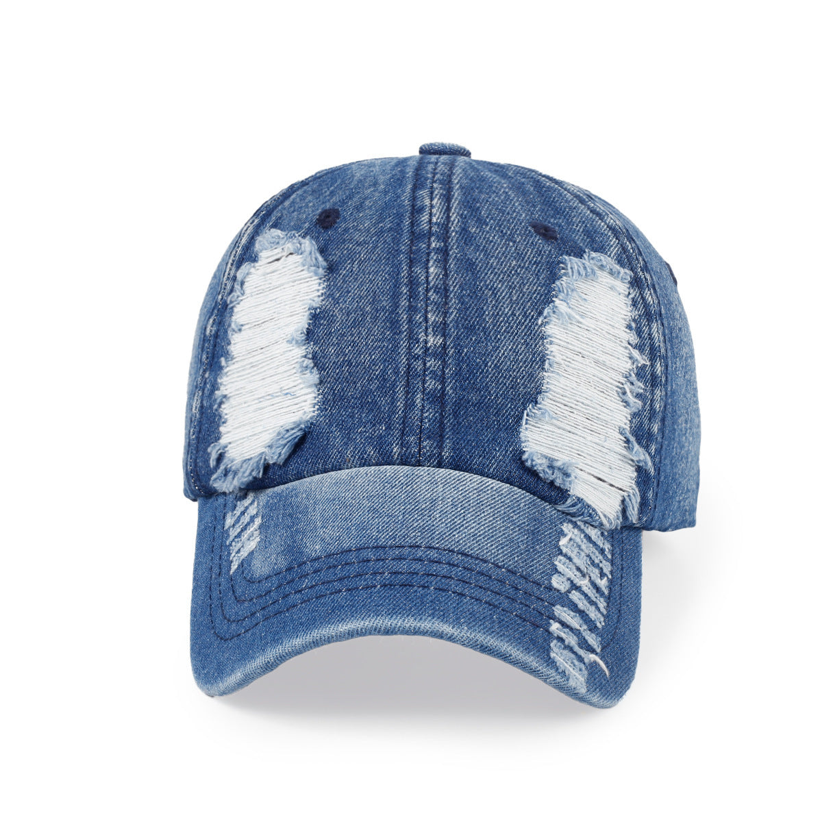 All-match Ripped Denim Baseball Cap Summer Sun Protection