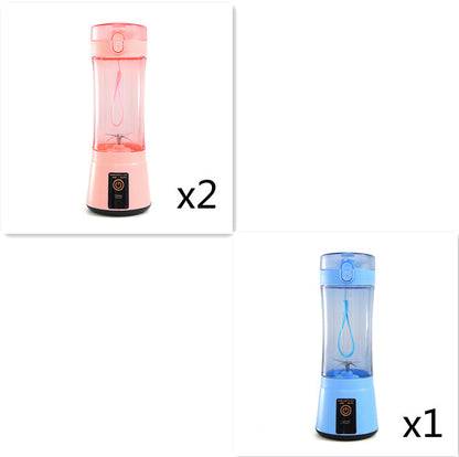 Portable Electric Fruit Juicer – USB Rechargeable Mini Smoothie Blender