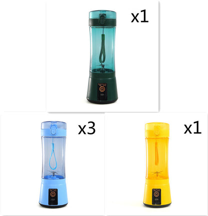 Portable Electric Fruit Juicer – USB Rechargeable Mini Smoothie Blender