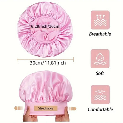 Heatless Curling Rod Headband Satin Bonnet Set No Heat Hair Curler Hair Rollers Soft Curlers Lazy Curls Sleeping Hat Night Cap