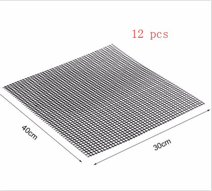 Non-Stick Reusable Wire Mesh Grilling Mat – Outdoor BBQ Cooking Mat