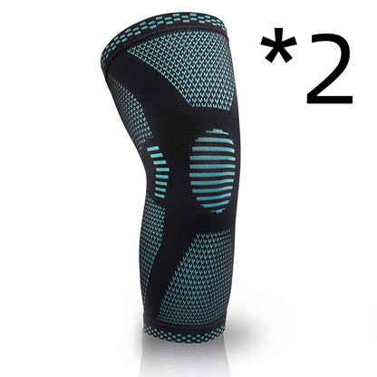 Knitted Compression Sports Knee Pads – Breathable Support for Running, Basketball & Fitness