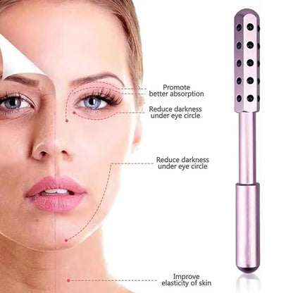 30 Germanium Beauty Stick Facial Roller & Anti-Wrinkle Face Massage Wand