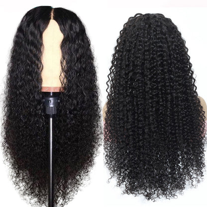 Women's Small Black Center Wig - Natural and Stylish Look